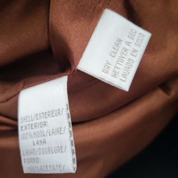 Jones New York women's blazer jacket brown wool size 10 - Picture 6 of 10